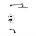 Juego monocomando para bañera y ducha 0106-B5 FV