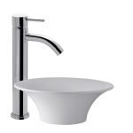 Juego monocomando para bachas tipo vessel 0181.02-87 FV