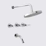 DUCHA DE EMBUTIR CON TRANSF. CR C. CERAM COUREL LEVER 430/L Peirano