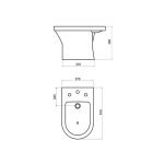 Bidet 3 AG Varese Ferrum - Imagen 2