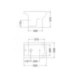 Bidet Bari Ferrum 1AG - Imagen 2