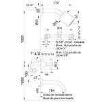 Juego para bañera y ducha 0103-B2P FV - Imagen 3