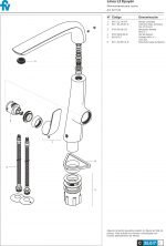 Juego monocomando para mesada de cocina 0411.04-L2 FV - Imagen 2