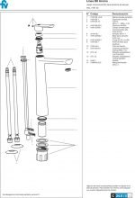 Juego monocomando para bachas tipo vessel 0181.02-D8 FV - Imagen 2