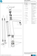 Juego monocomando para bachas tipo vessel 0181.02-L2 FV - Imagen 2