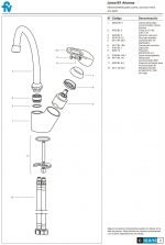Juego monocomando para mesada de cocina 0423-B1 FV - Imagen 2
