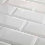 Acuarela - Azulejo New York Blanco Brillante Biselado 7.5x15 (C/0,93m)