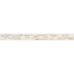Cerámicas Acuarela - Guarda Delight Words Beige Friso 4.5x45- x UN - Imagen 2