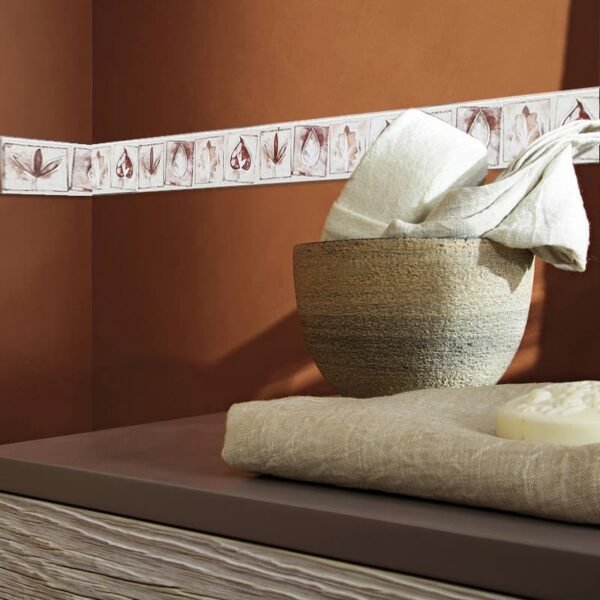 Cerámicas Acuarela - Guarda Krass Rojo Friso 4.5x45- x UN