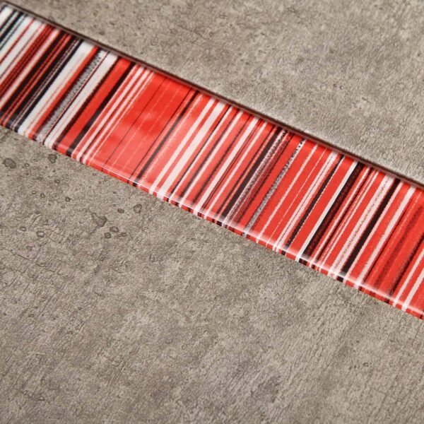 Cerámicas Acuarela - Guarda Friso Selecto Rojo 4.95x29.7- x UN