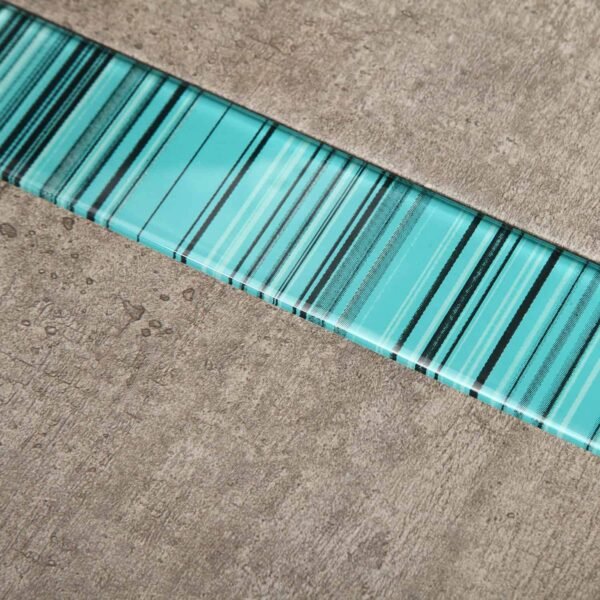 Cerámicas Acuarela - Guarda Friso Selecto Turquesa 4.95x29.7- x UN