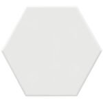 Cerámicas Acuarela - Hexagono 15X17-1M (50u.) Blanco - Imagen 3