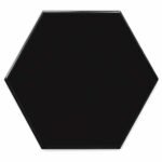 Cerámicas Acuarela - Hexagono 15X17-1M (50u.) Negro - Imagen 3