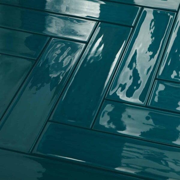 Cerámicas Acuarela - Iceland Brillante Turquesa