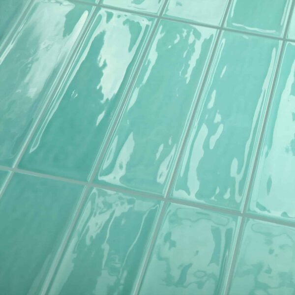 Cerámicas Acuarela - Iceland Brillante Verde Agua